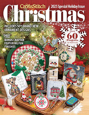 (image for) 2025 Just Cross Stitch Christmas Ornaments Issue